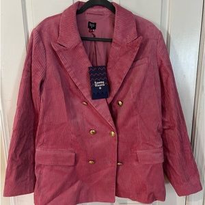 COPY - Rowing Blazers/Target dusty pink corduroy Blazer nwt xl